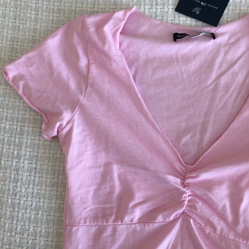 Brandy Melville BABY PINK Gina Top - Picture 2 of 2